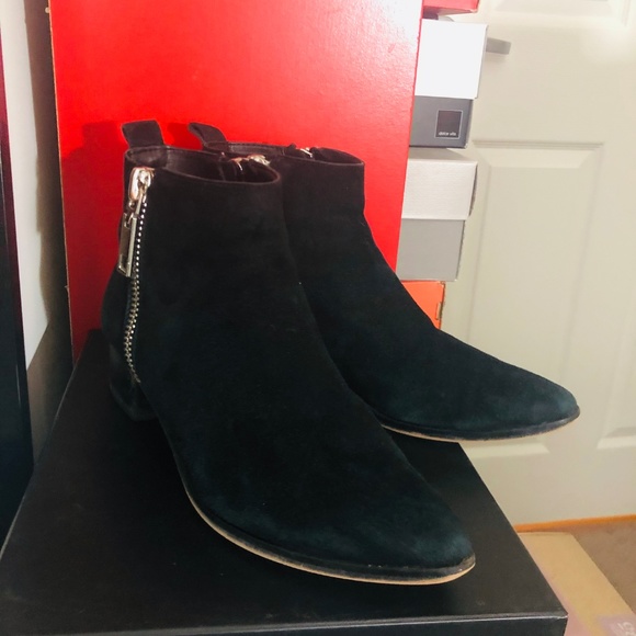 Dolce Vita ankle leather boots booties suede black - Picture 2 of 2